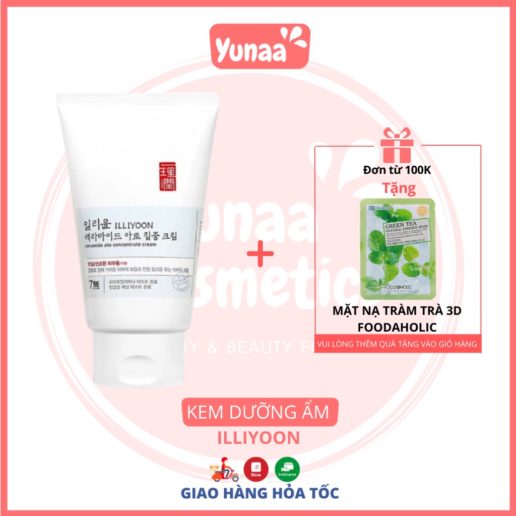 Kem Dưỡng Da Mặt Và Toàn Thân ILLIYOON Ceramide Ato Concentrate Cream