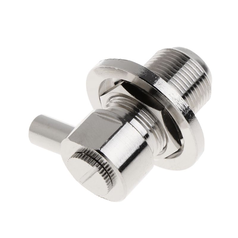 Đầu Nối Dây Cáp Đồng Trục SO239 UHF Cái Góc Phải Cho RG58 RG142 LMR195 Coaxial