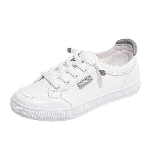 Giày Thể Thao Trắng Đế Bằng Phối Lưới Mỏng Thoáng Khí Thời Trang Mùa Hè Hàng Mới Dễ Phối Đồ Cho Nữ