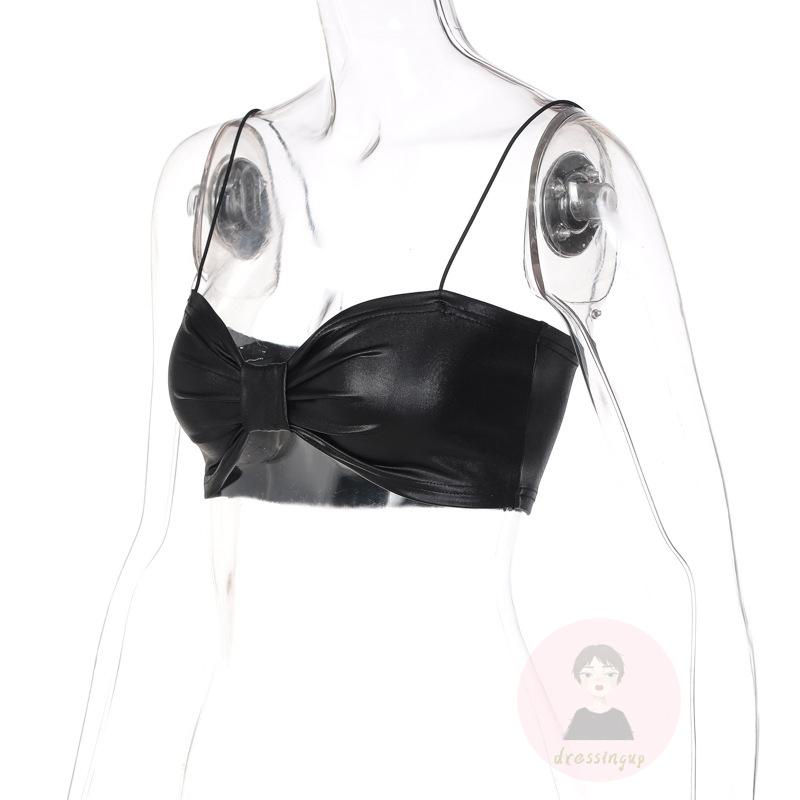 Áo Tank Top Hai Dây Màu Trơn Dáng Ôm Thời Trang Mùa Hè Cho Bạn Gái