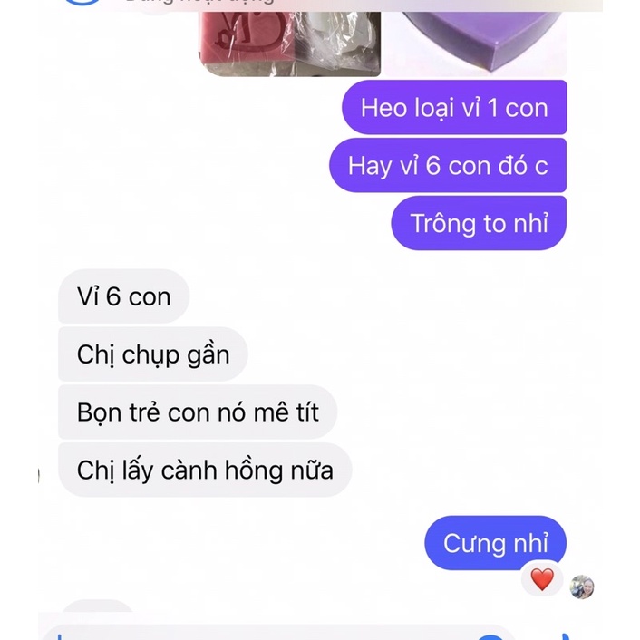 Khuôn vỉ heo 6 con đáng yêu khuôn silicon làm thạch rau câu pudding mousse