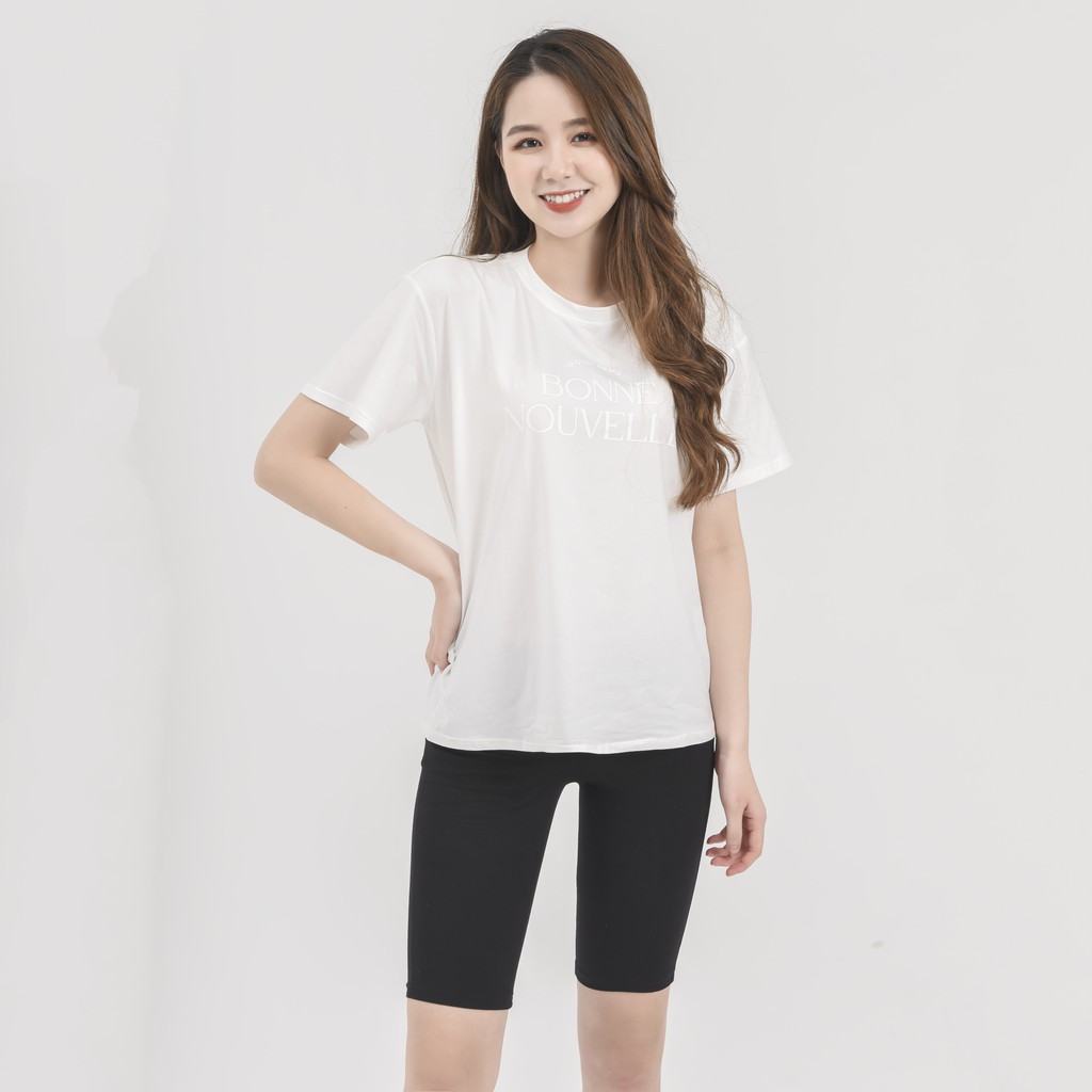 Quần biker lửng, quần legging lửng cạp chun cao cấp SP108 Rosara