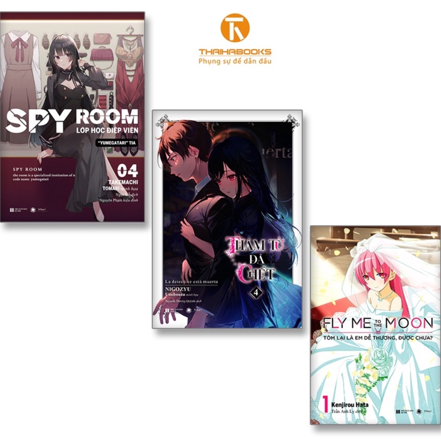 Sách - Combo Thám tử đã chết 4 + Spy room 4 + Fly me to the moon 1
