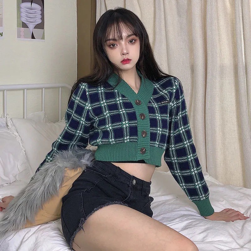 [ORDER] ÁO CARDIGAN CARO DÁNG NGẮN | BigBuy360 - bigbuy360.vn