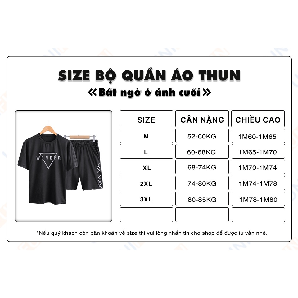 Bộ thể thao nam UNIFUN mã KC-E Set quần áo chất thun lạnh co Giãn năng động mùa Hè, 5 màu trẻ trung