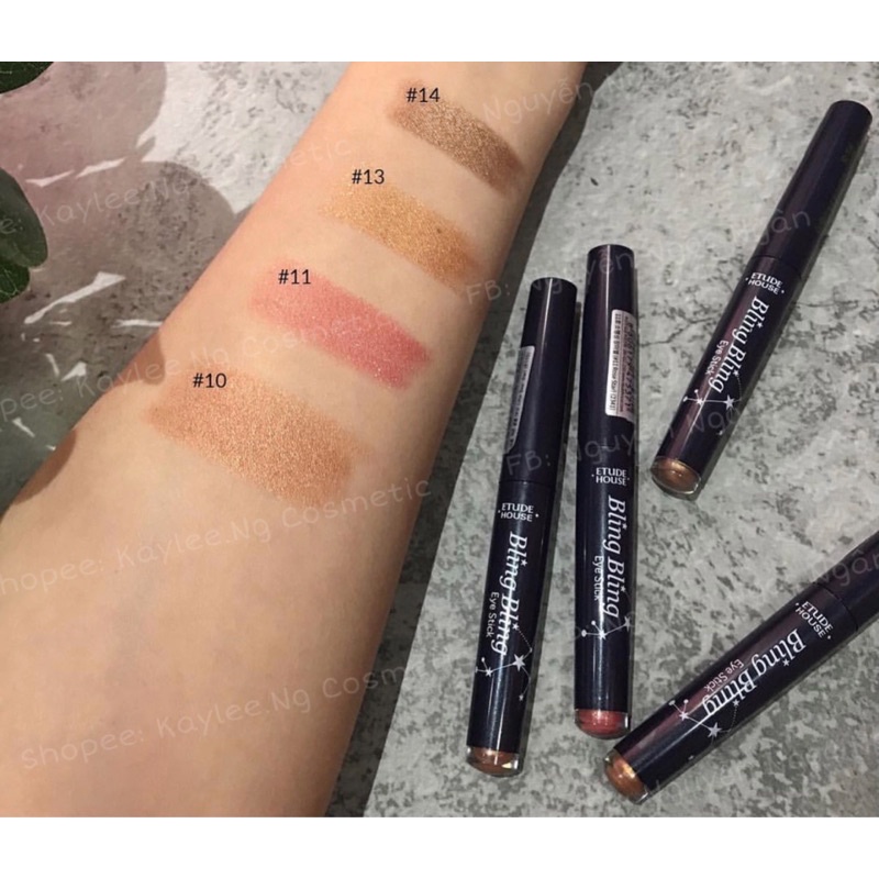 SET 2 MÀU - Nhũ mắt Etudehouse Bling Bling Eye Stick