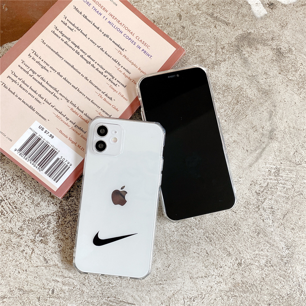Trong kho!Ốp Điện Thoại Trong Suốt In Logo Nike Cá Tính Cho IPhone6 7Plus 8Plus XS 11 Pro Max 12 | BigBuy360 - bigbuy360.vn