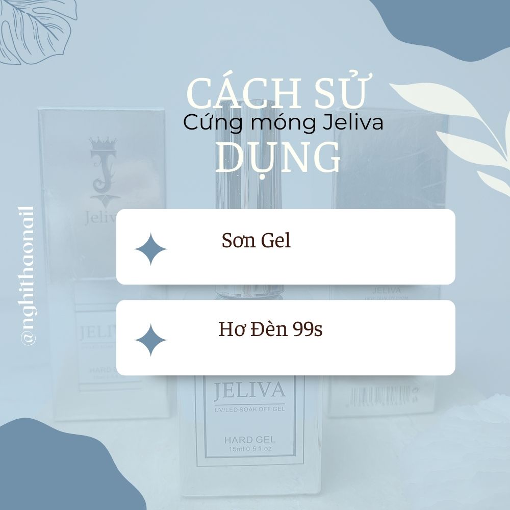 Sơn gel cứng móng Jeliva 15ml