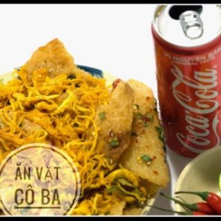 CƠM CHÁY LẮC KHÔ GÀ LÁ CHANH 1 HỘP 500GR ❤️FREESHIP❤️