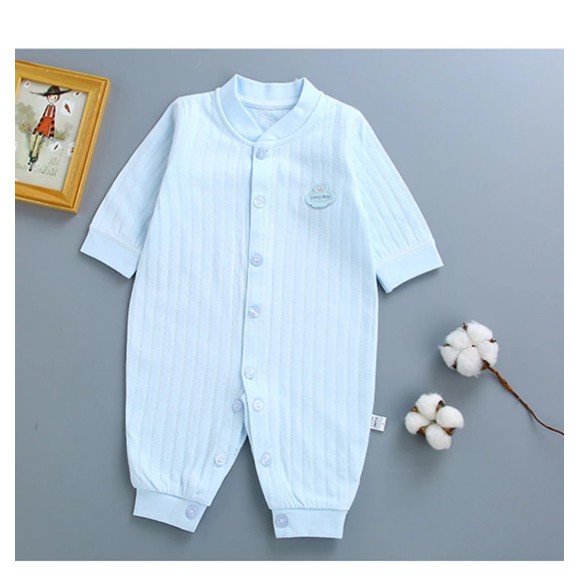 Body liền thân dài tay cotton cho bé trai và bé gái sơ sinh từ 3-14kg, hàng đẹp xuất Hàn - BD20