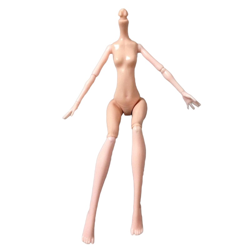 Bộ Đồ Chơi Búp Bê Nữ Màu Nude Dùng Dạy Học DIY