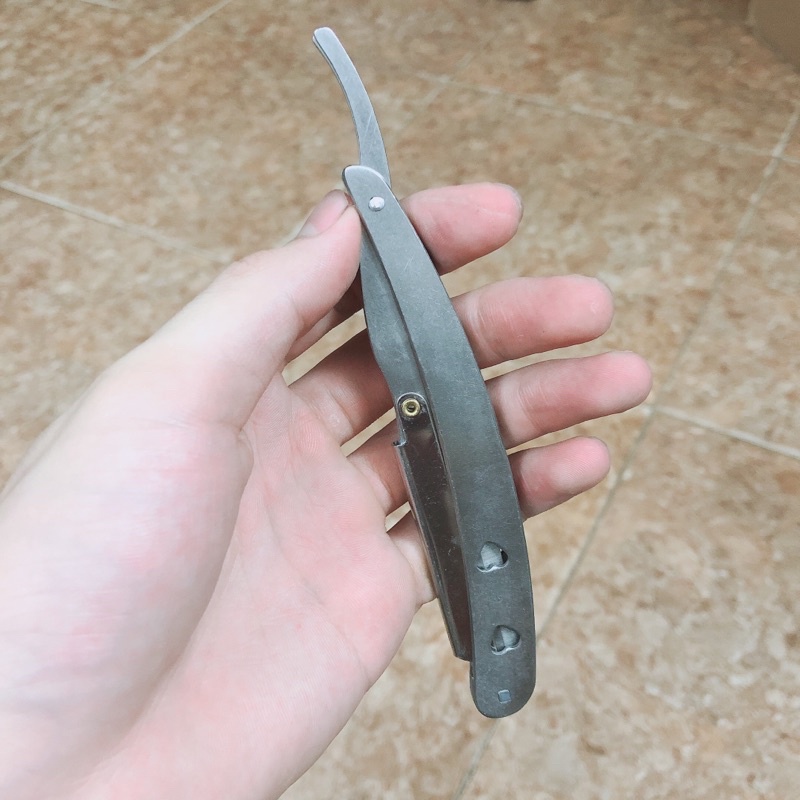 Dao cạo lông mặt inox , dao cạo thay lưỡi inox cao cấp