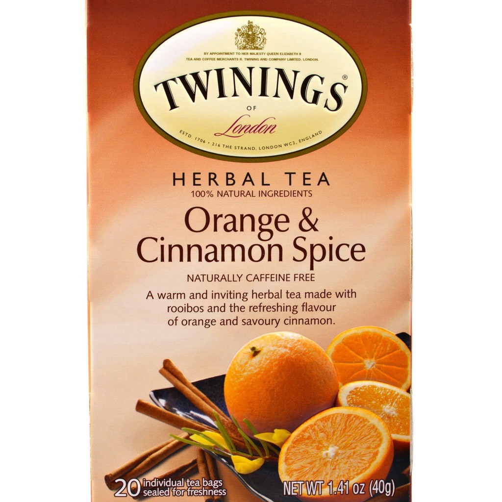 [Hàng Mỹ authentic] Trà cam quế Twinings date 2023