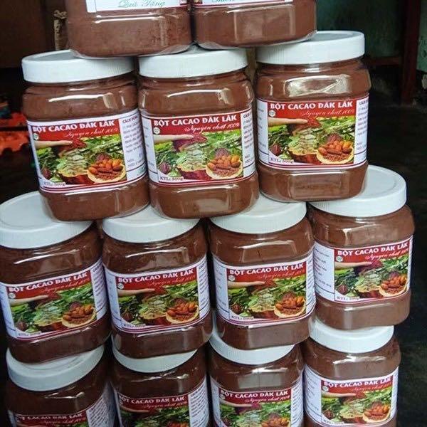 bột cacao nguyên chất 100% hủ 500gam