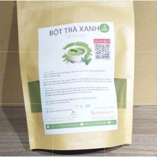 100g Bột trà xanh nguyên nhất làm từ lá trà xanh handmade hoàn toàn từ thiên nhiên