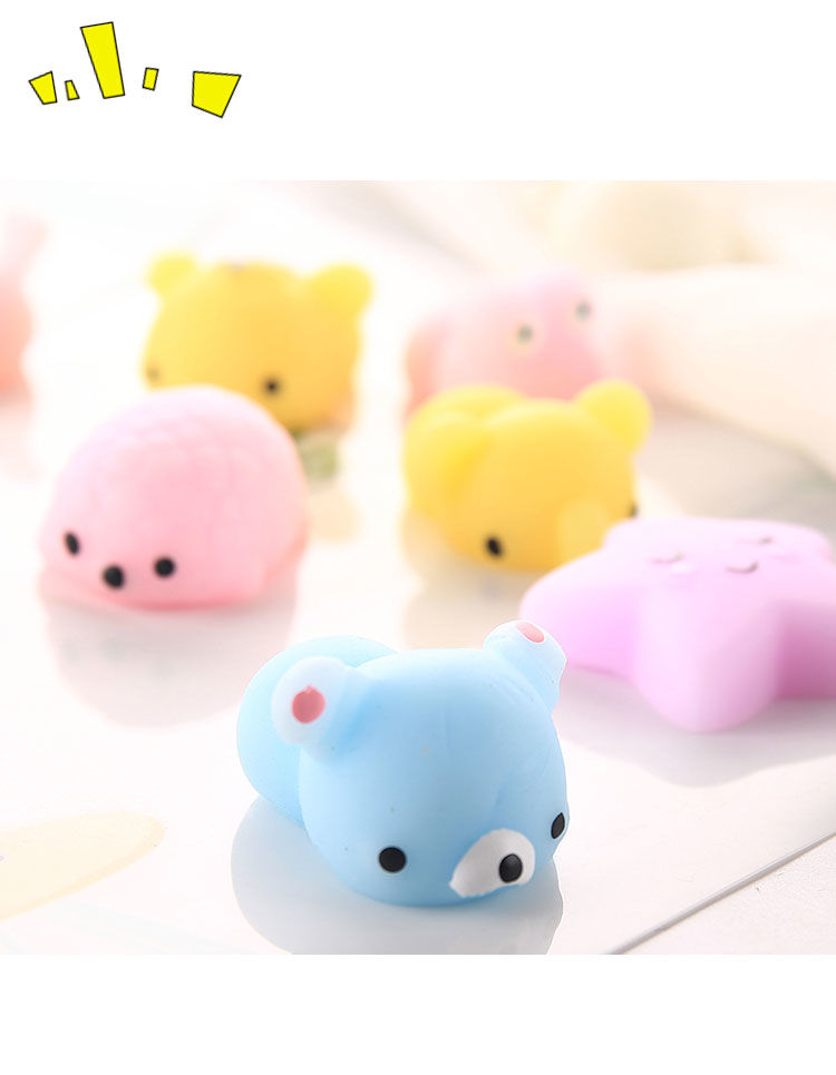 Đồ chơi bóp nén mềm dẻo giải tỏa căng thẳng hình động vật đáng yêu tiện lợi