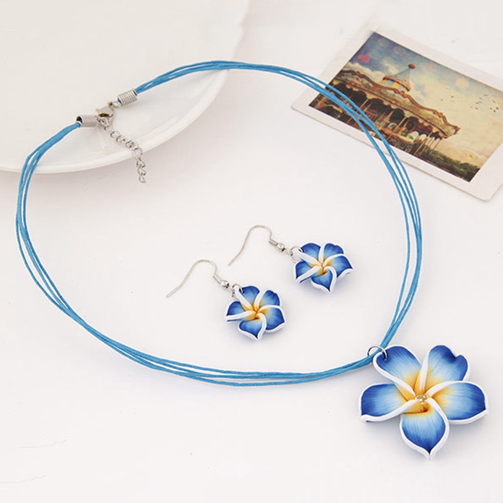 Bộ Trang Sức Hợp Kim Hình Hoa Quyến Rũ Thời Trang Dành Cho Nữ