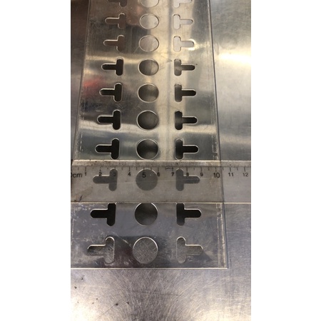 Thanh cài phiến krone inox(cao cấp có zong chống nước)