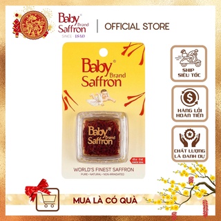 Saffron - Nhụy Hoa Nghệ Tây Baby Saffron nhập khẩu Ấn độ chính hãng chuyên sỉ, hộp 1gram