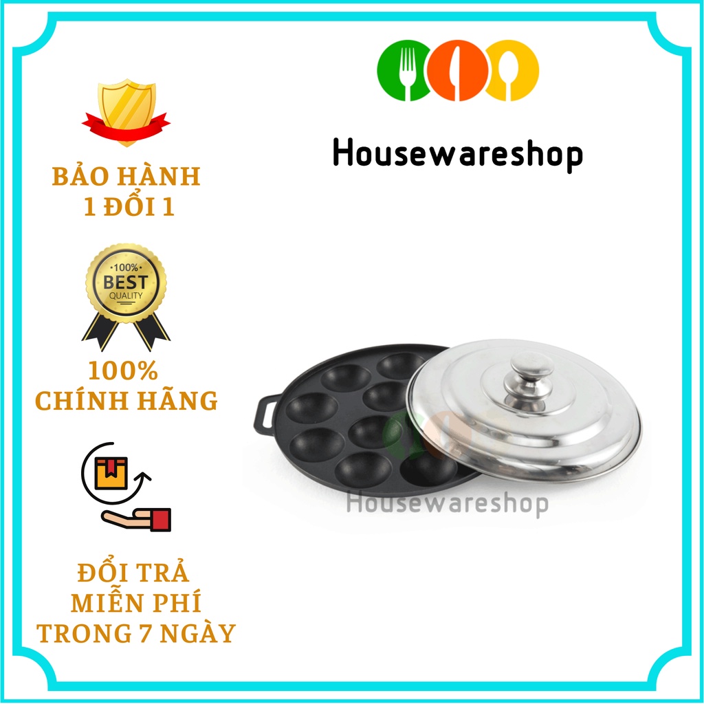 Khuôn làm bánh khọt 12 lỗ chống dính Dragon