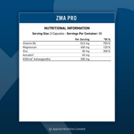 Viên Uống Bổ Sung Hỗ Trợ Tăng Testosterone Sinh Lý Cho Nam Giới APPLIED ZMA PRO 60 VIÊN