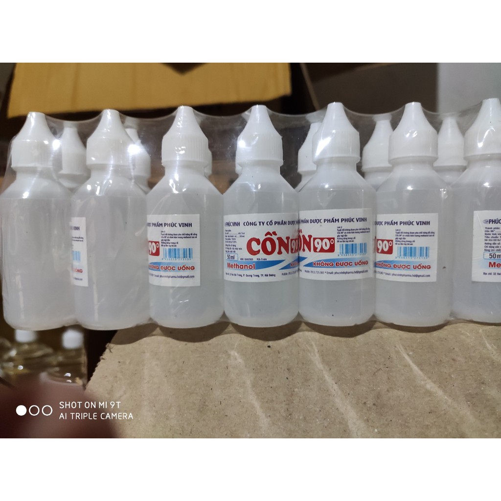 Cồn 90 độ 50ml