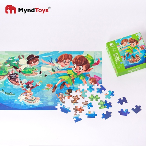 Đồ Chơi Xếp Hình 126 Miếng Ghép Cô Bé Lọ Lem , Peter Pan - Classic Tale Puzzle  -Đồ Chơi Giáo Dục trên 3,5 tuổi