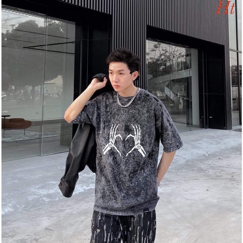 Áo loang bàn tay tim HT12