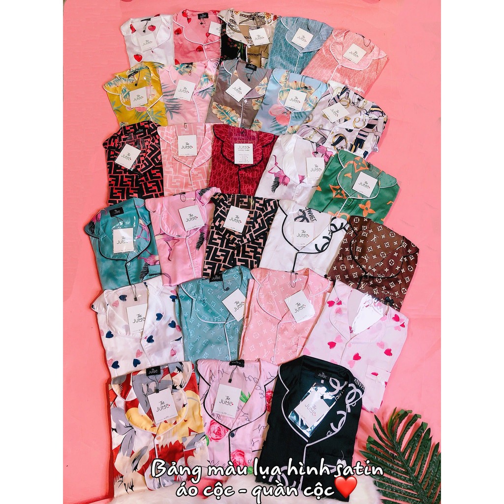 Bộ Pijama Đùi Satin