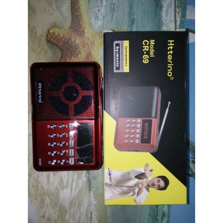 Combo Đài Niệm Phật Htterino CR-69, thẻ nhớ 8Gb chứa sẵn nội dung