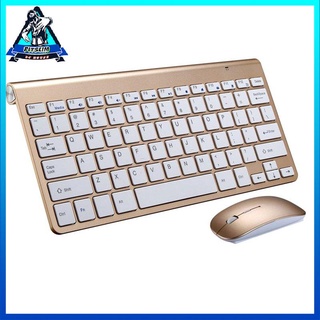 2.4G Mini Keyboard Mouse And Keyboard Set Scissor Keycaps Iron Plate