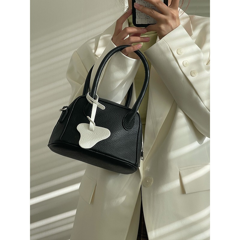 Túi Xách Da Pu Màu Trơn Thiết Kế Đơn Giản Thời Trang Cho Phụ Nữ