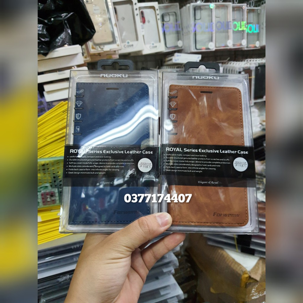 Bao da Nouku dạng ví iPhone 12 Pro max/ 12 Pro/ 12/ 11/ 11 Pro/ 11 Pro max/ XS Max/ XR/ X/ 7 Plus/ 8 Plus/ 7/ 8/ SE/ 6 | BigBuy360 - bigbuy360.vn