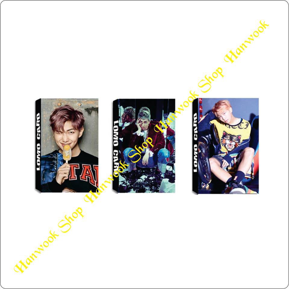 Hộp lomo card RM - BTS (4 mẫu)