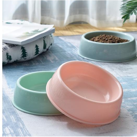 Bát ăn đơn nhựa tròn | bát ăn cho mèo | bát ăn cho chó | dụng cụ ăn uống