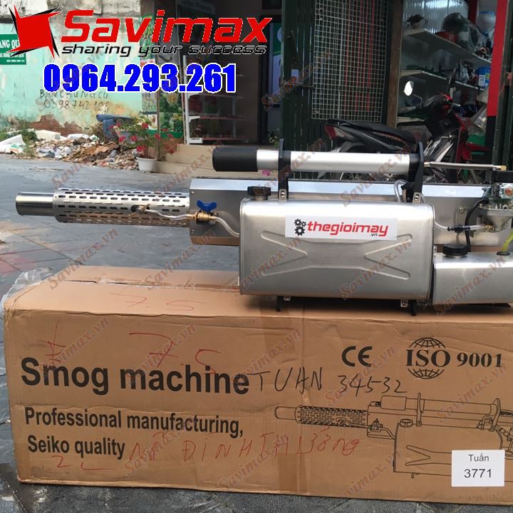 Cung cấp máy phun khói khử trùng, diệt khuẩn phòng dịch, trừ sâu bệnh Hàn Quốc Smog Machine HK-150S giá rẻ tại Gia Lai