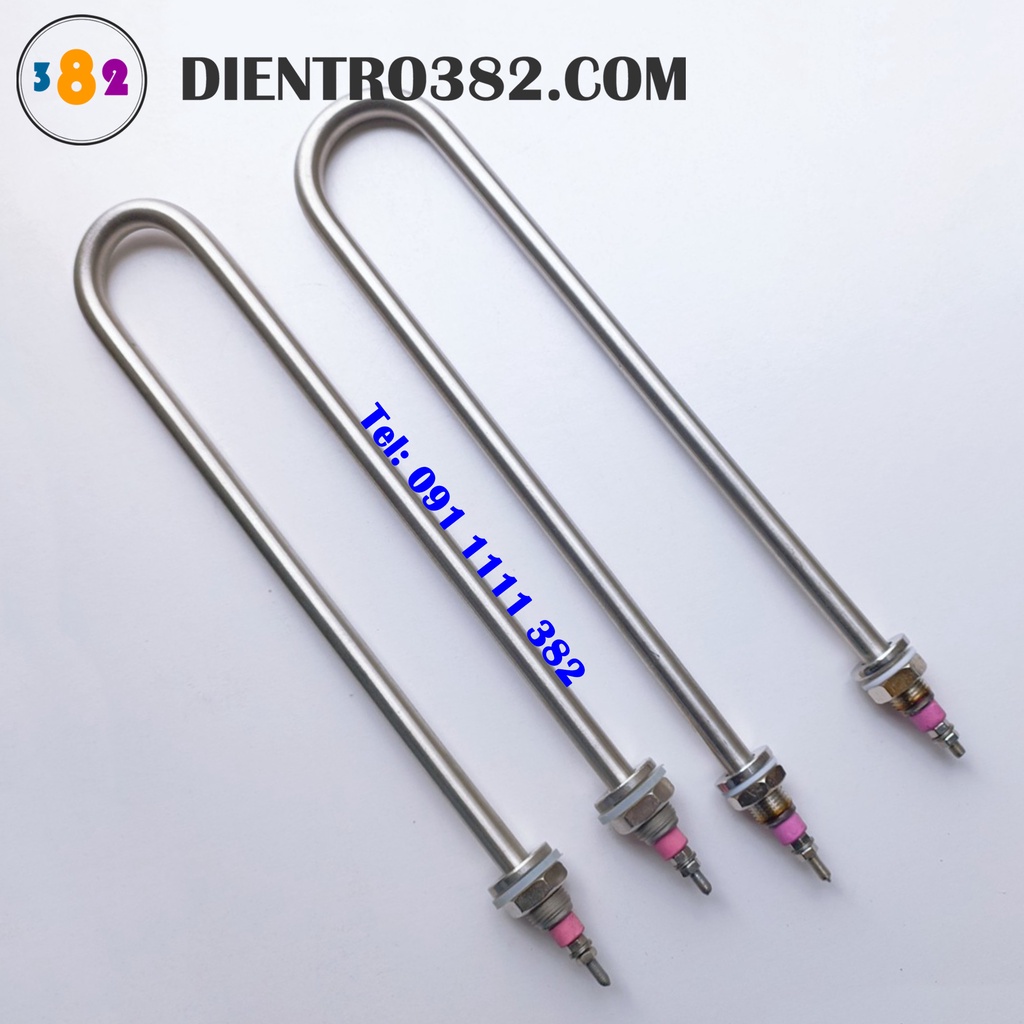 Thanh nhiệt chữ U công suất 3kw, 4kw, 5kw, 6kw....cho nồi phở, nồi tráng bánh, náu nước sôi....