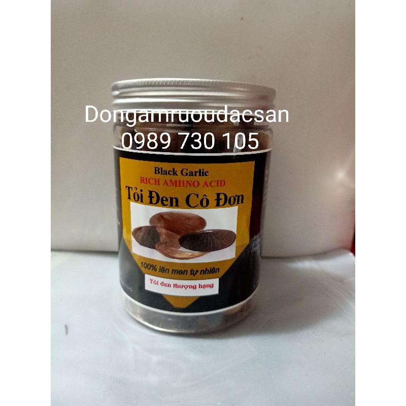 TỎI ĐEN CÔ ĐƠN 250G/HỘP CỦ NHỠ THƠM DẺO