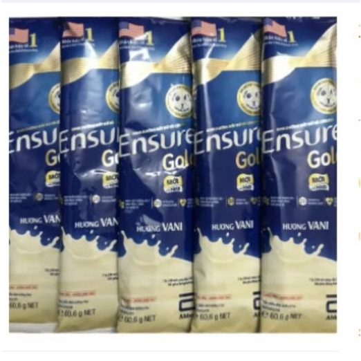 Ensure Gold 60.6g vị vani , cafe, hạnh nhân , lúa mạch