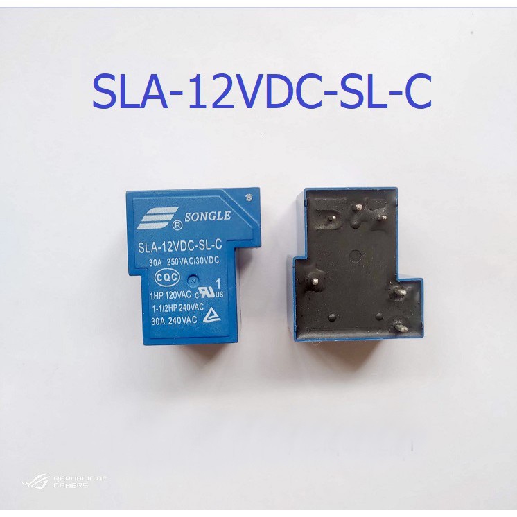 Relay 12V 6 Chân 30A Songle SLA-12VDC-SL-C Độ Bộ Số Xe Điện Loại Tốt