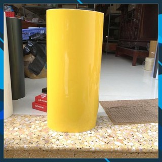 Giấy decal sơn màu vàng tươi 3 lớp cao cấp khổ 60cm x 1m