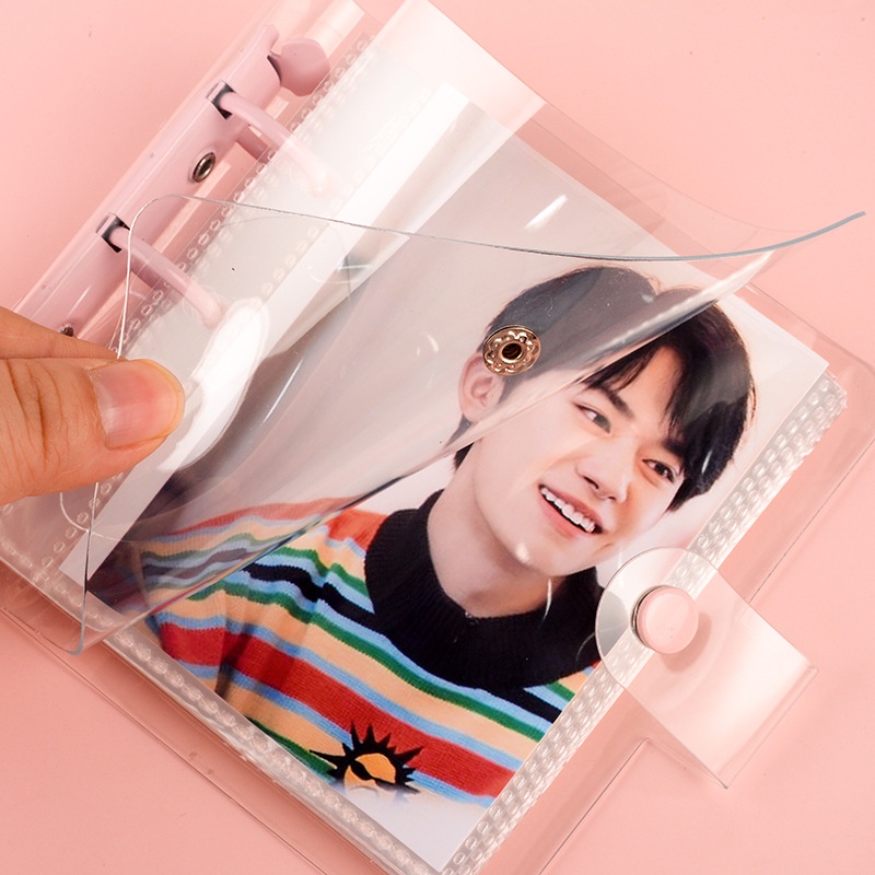 Album Ảnh Có Gáy Thiết Kế 3 Lỗ Nhỏ Gọn 4 Inch Chứa 20 Trang Bên Trong Tiện Lợi