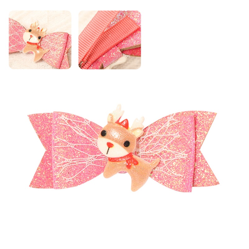 Kẹp Tóc Hình Giáng Sinh Lấp Lánh Dễ Thương