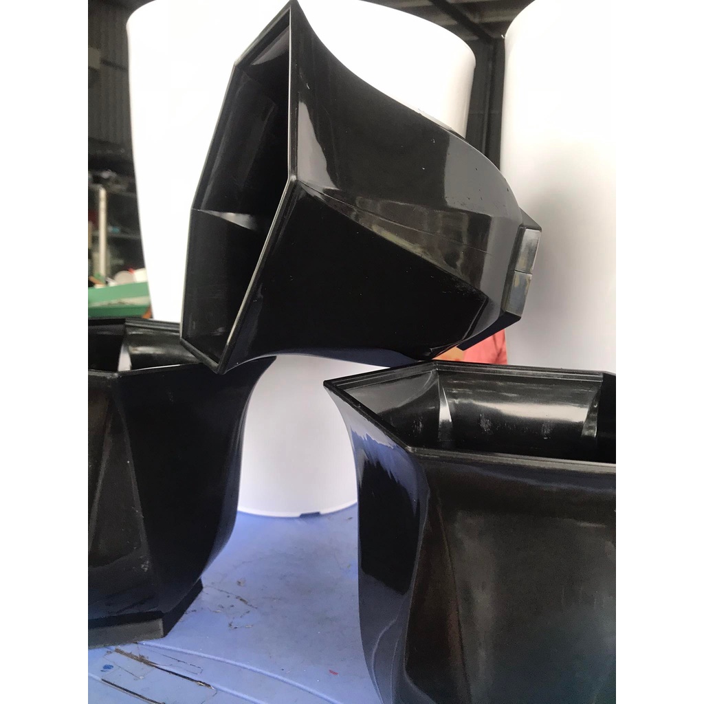 Chậu Nhựa Trồng Cây Cảnh, Hoa Trong Nhà Linh Lan Kt 28 x24cm Màu Đen