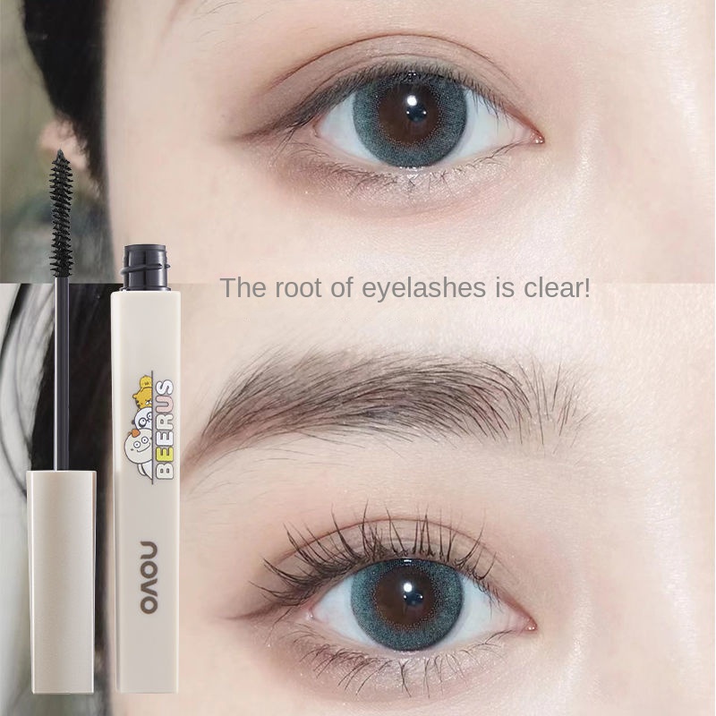 Mascara NOVO Birus Kháng Nước Lâu Trôi Đầu Cọ Mảnh Trong Suốt 2 Màu Lựa Chọn