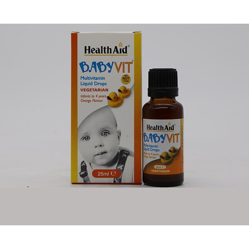 BabyVit Multivitamin Liquid Drops HealthAid Bổ Sung Vitamin Và Khoáng Chất Chất Cần Thiết Cho Trẻ 🎉 Cobo_Pharmacy