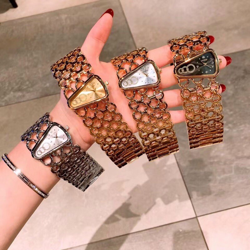 ĐỒNG HỒ XÍCH NỮ PHONG CÁCH, dây hợp kim bên màu, thương hiệu Cleef&Arpels 🌸