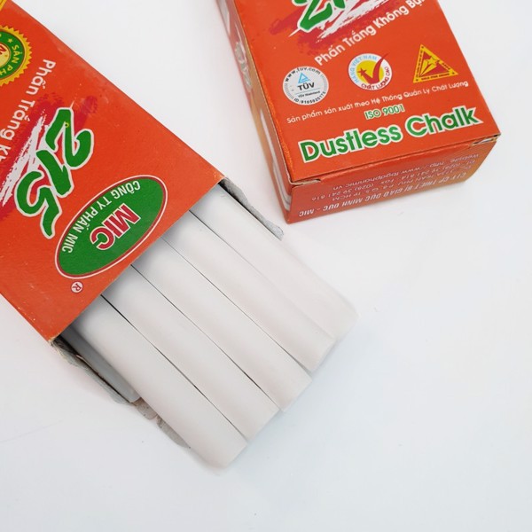 Phấn trắng không bụi Mic 215 (10 viên/hộp)