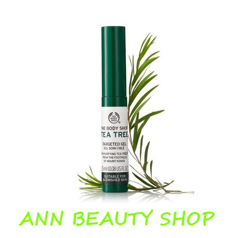 Gel Chấm Mụn The Body Shop Tea Tree Targeted Gel 2.5ml (date 12/2022)