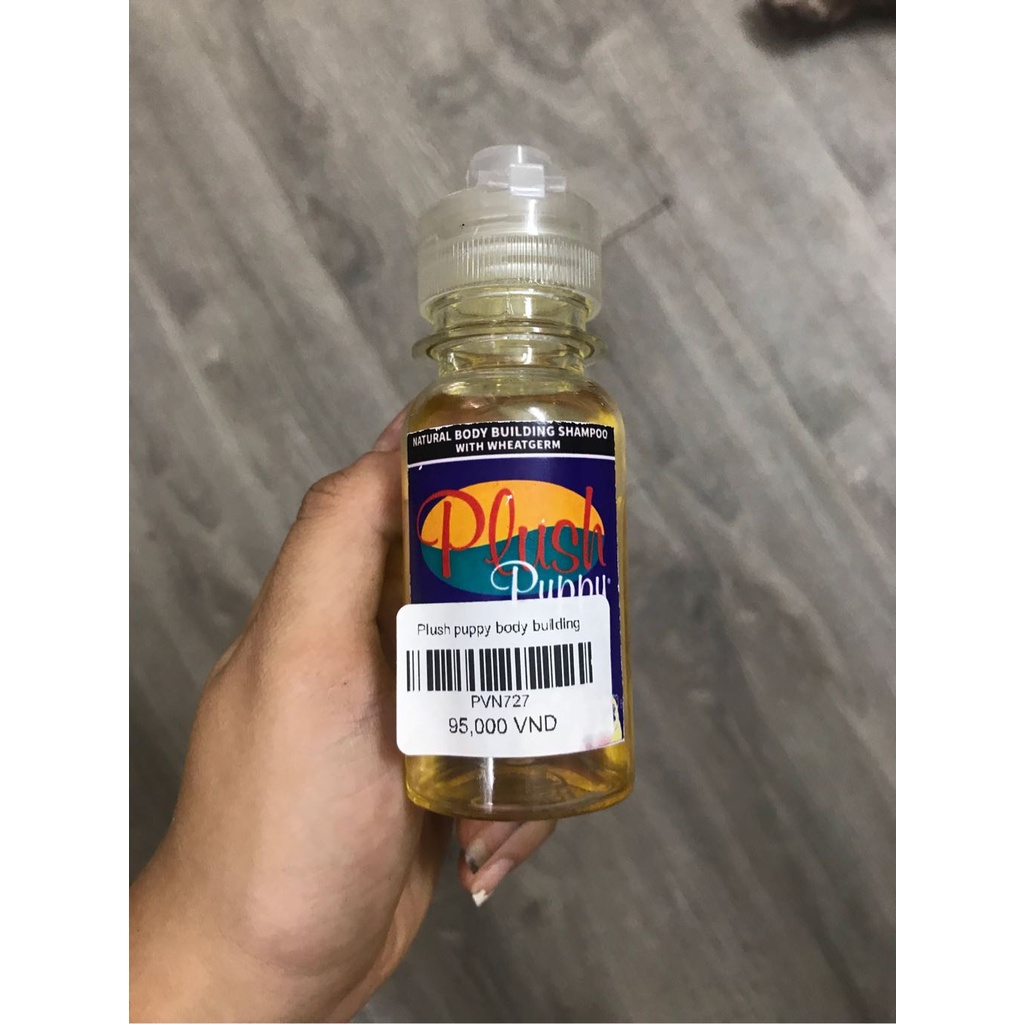 (50ml) Sữa tắm chó chó Plush Puppy Body Building làm bông, tơi - dành riêng cho chó lông dày